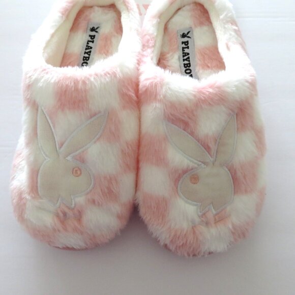 Playboy House-shoes Memory Foam Indoor/Outdoor Slippers size M 6.5 - 7.5 - Picture 4 of 7